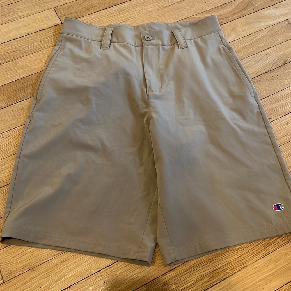 Champion Boys Shorts Performance Woven Flat Front, khaki
